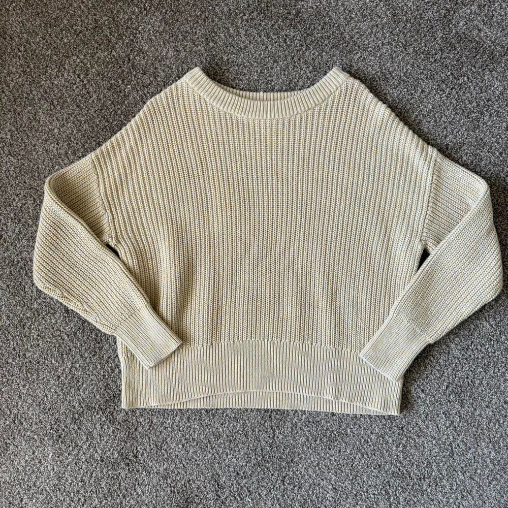 Universal-thread Women's cream and pastel sweater